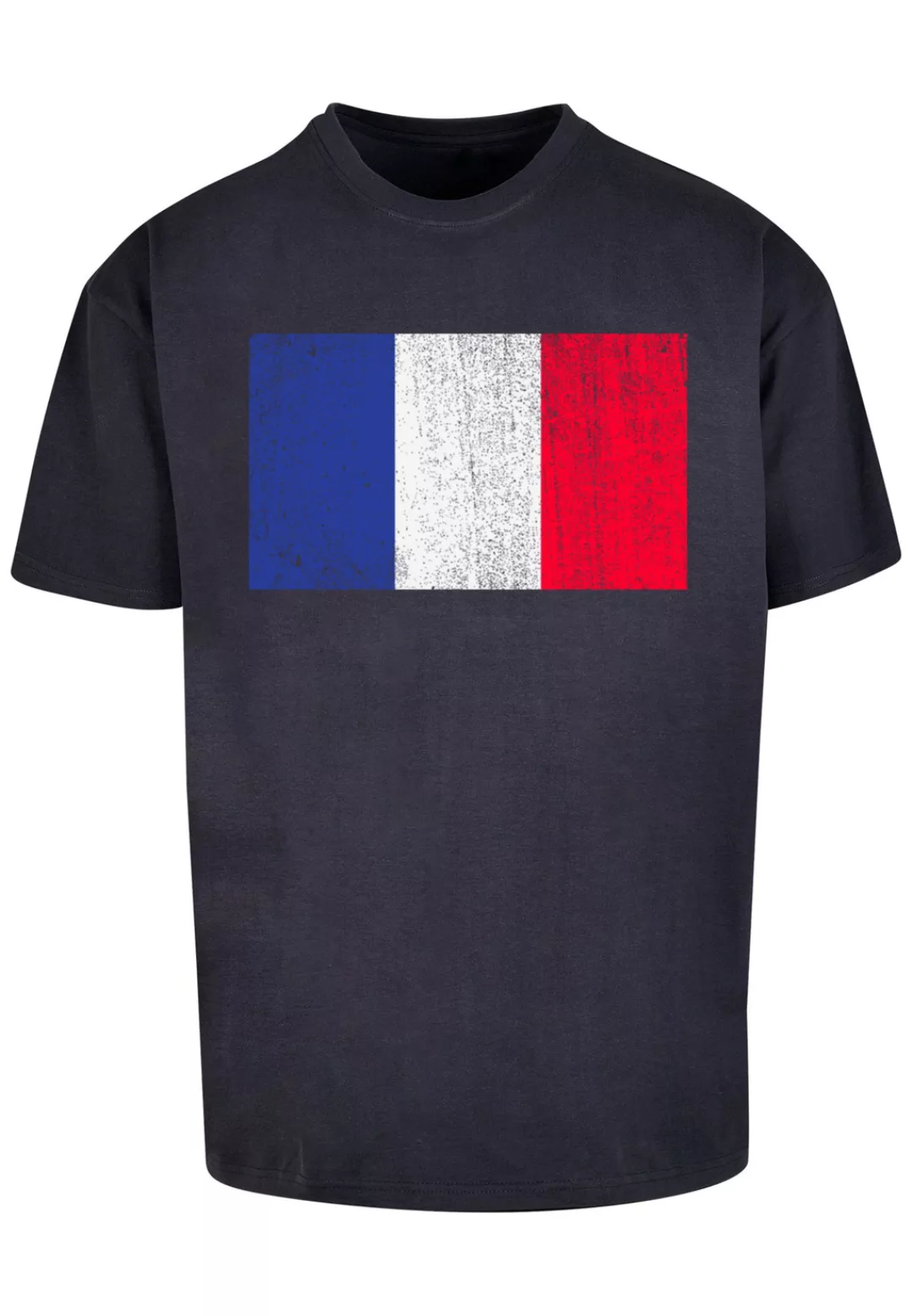 F4NT4STIC T-Shirt "France Frankreich Flagge distressed", Print günstig online kaufen