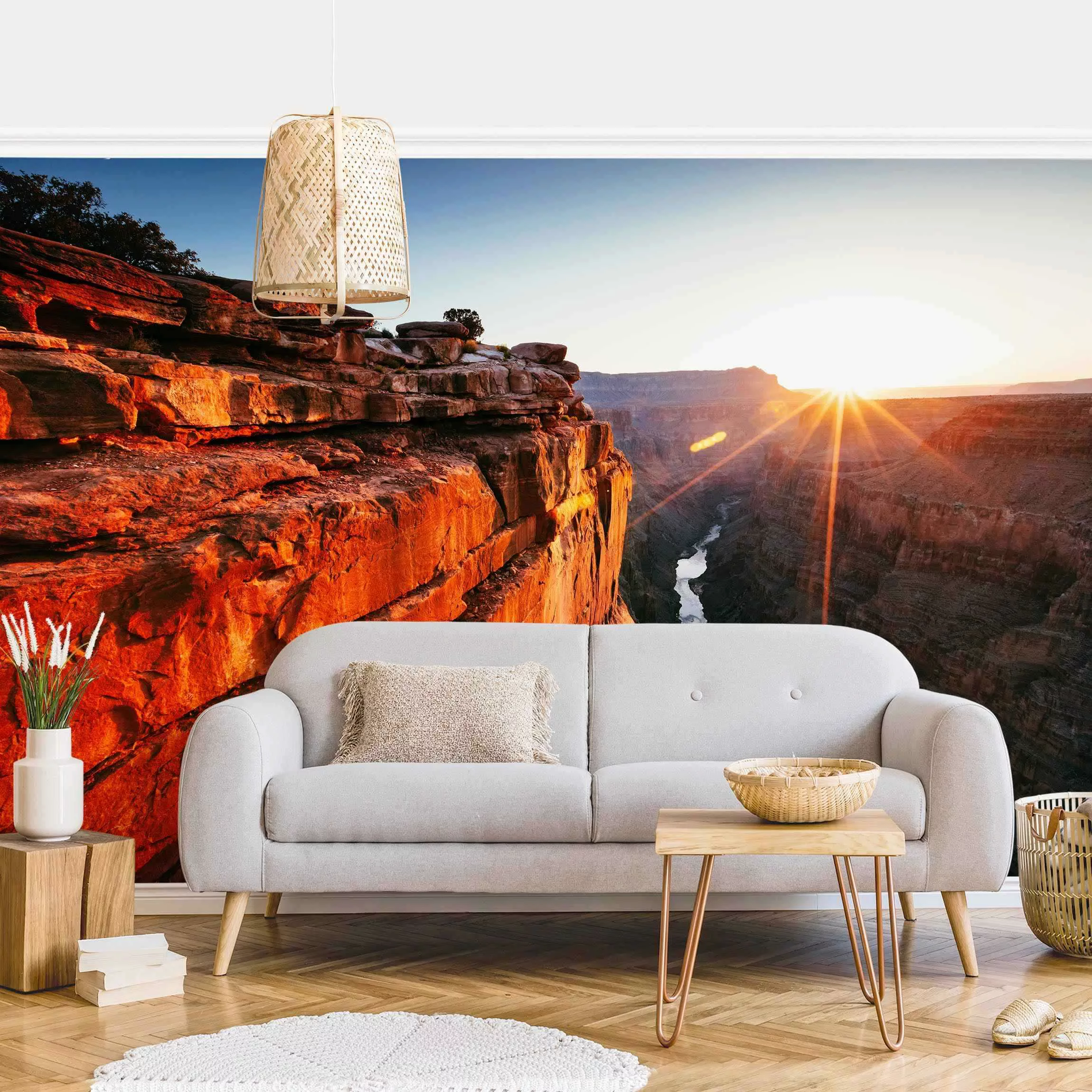 Fototapete Sonne im Grand Canyon günstig online kaufen