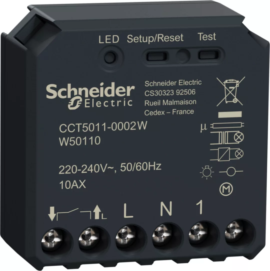 Schneider Electric Wiser Schaltaktor 1fach UP CCT5011-0002W günstig online kaufen