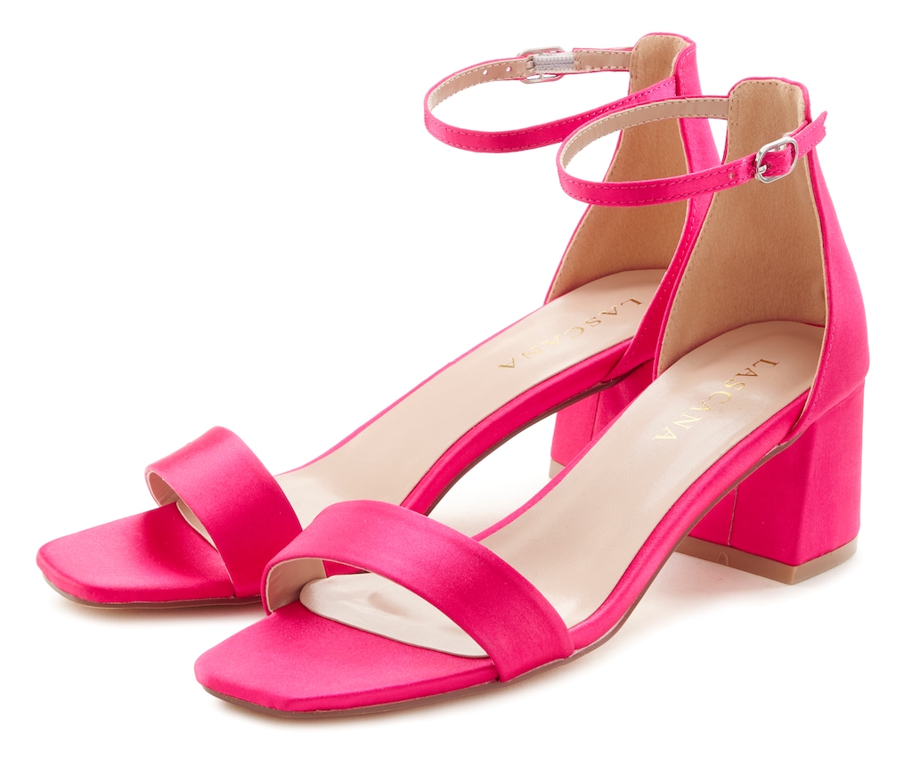 LASCANA Sandalette "Sommerschuh", mit Blockabsatz, Sandale, Sommerschuh VEG günstig online kaufen