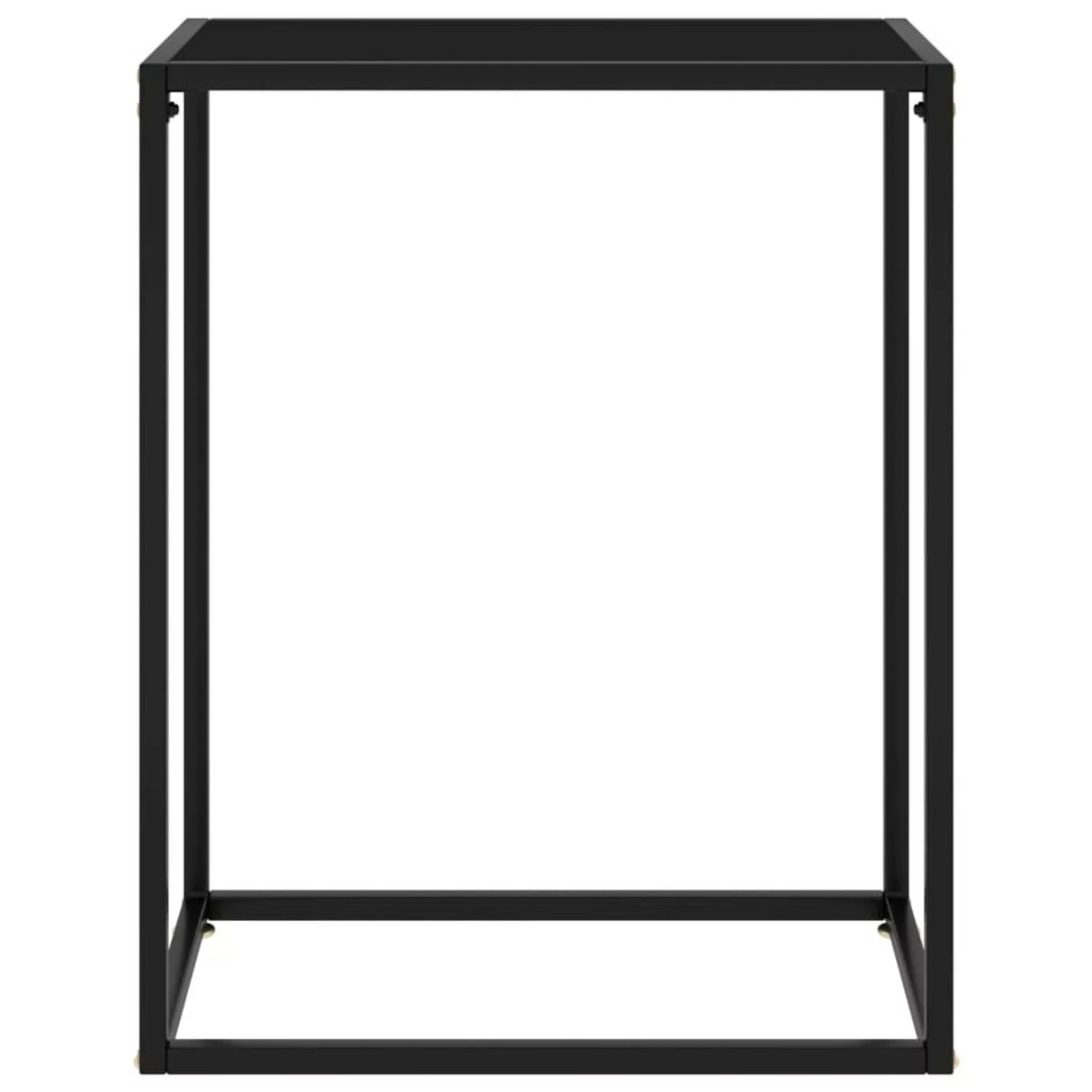 Konsolentisch Schwarz 60x35x75 Cm Hartglas günstig online kaufen