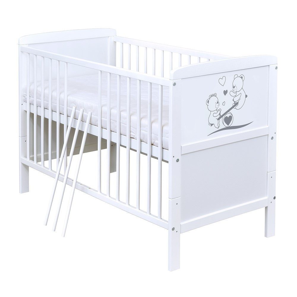Baby-Delux Babybett Luna Teddy Wippe, Kinderbett günstig online kaufen