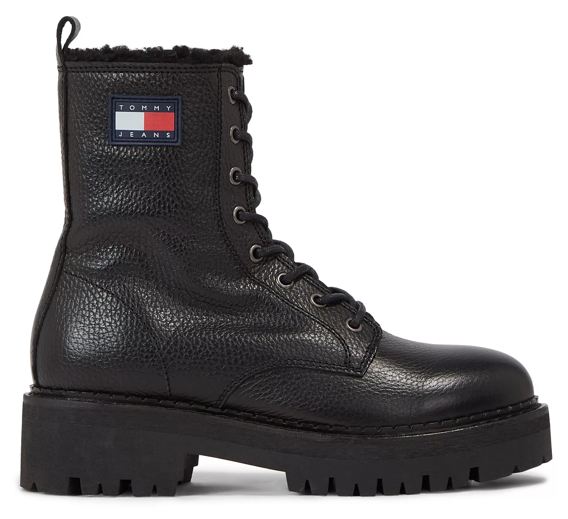 Tommy Jeans Winterstiefelette "TJW URBAN BOOT TUMBLED LTR WL", Blockabsatz, günstig online kaufen