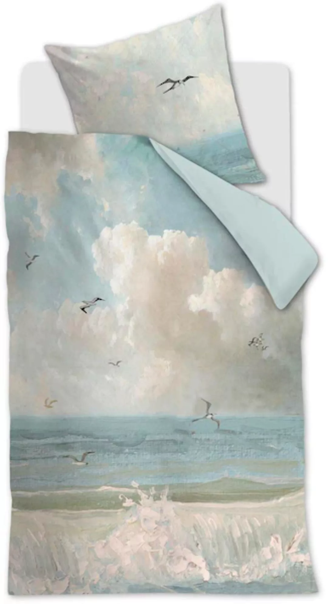 At Home by Beddinghouse Bettwäsche »Seaclouds«, (2 tlg.) günstig online kaufen