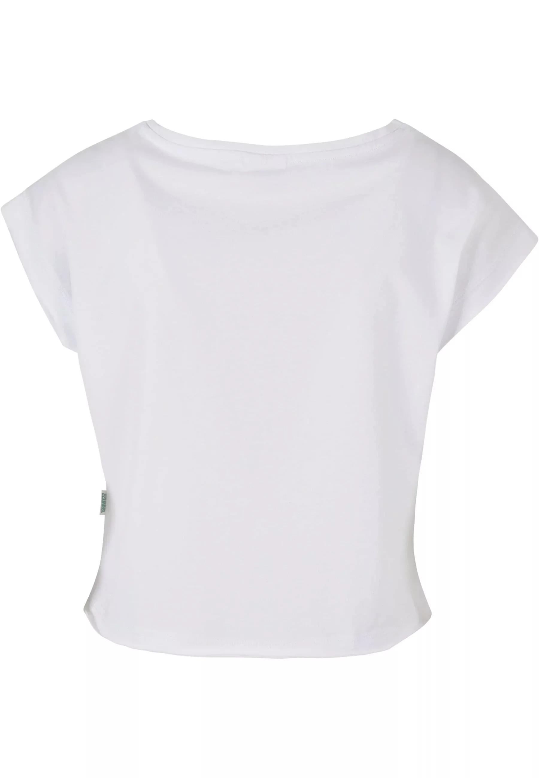 URBAN CLASSICS T-Shirt "Urban Classics Damen Ladies Organic Open Edge Tee", günstig online kaufen