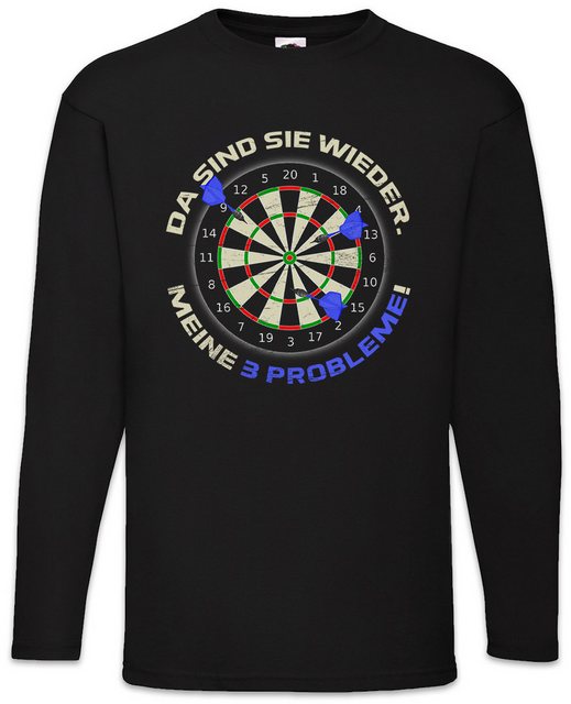 Urban Backwoods Langarmshirt Darts Probleme Langarm T-Shirt Dartscheibe Spi günstig online kaufen