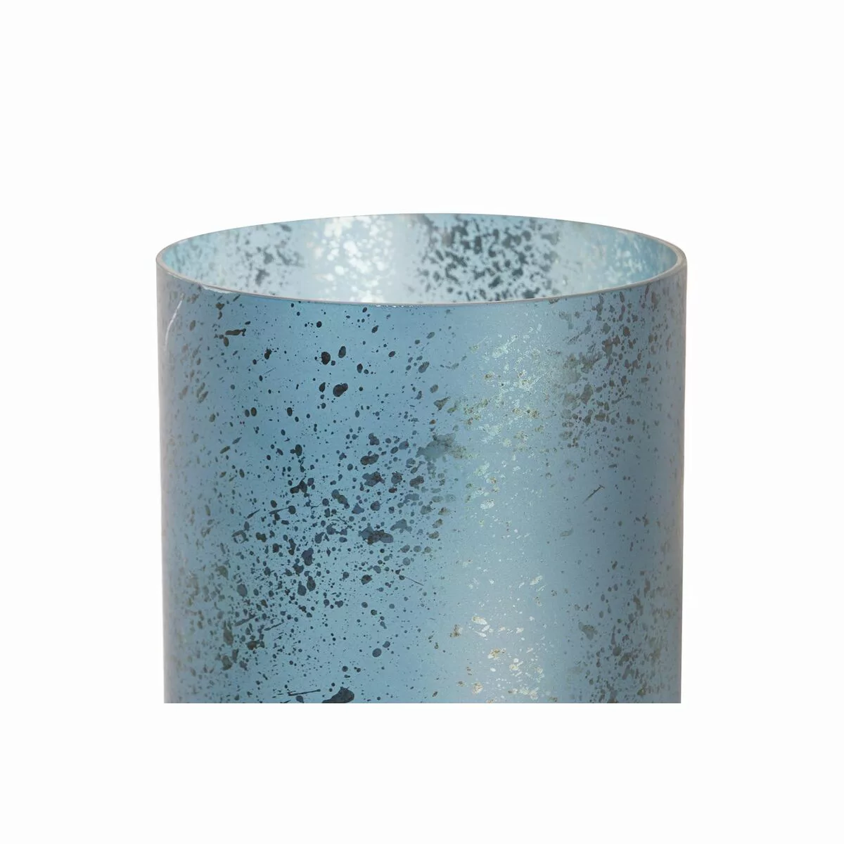 Vase Dkd Home Decor Kristall Silberfarben Blau Aluminium (18 X 18 X 54 Cm) günstig online kaufen
