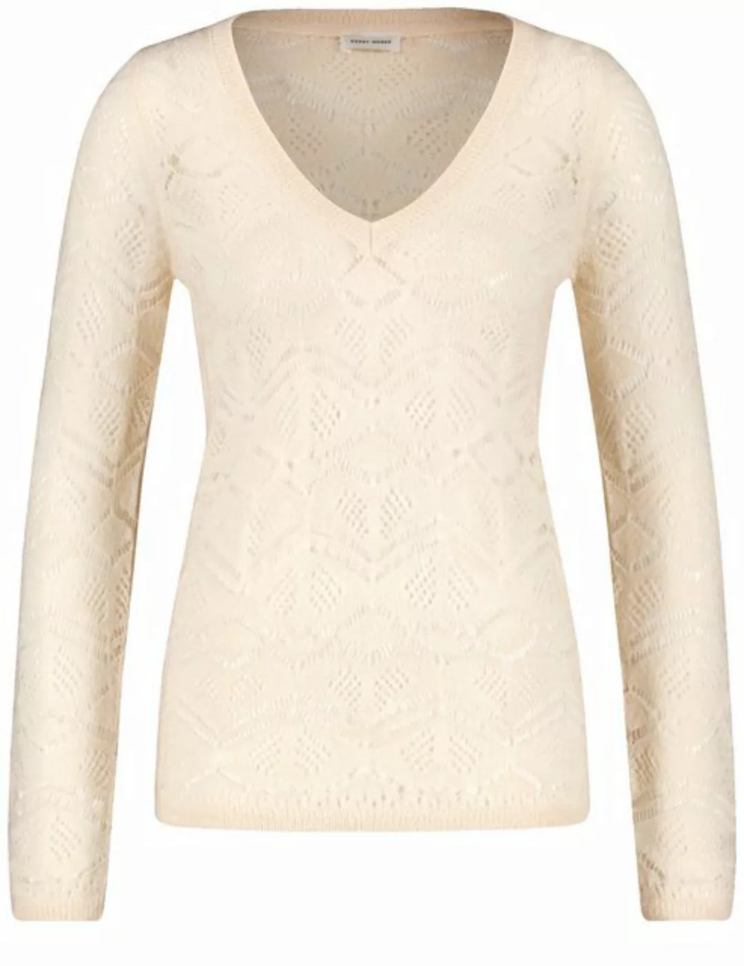 GERRY WEBER Rundhalspullover Leichter Pullover in Ajourstrick günstig online kaufen