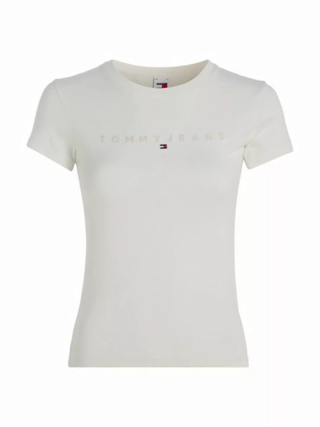 Tommy Jeans Rundhalsshirt TJW SLIM TONAL LINEAR TEE mit gesticktem Tommy Je günstig online kaufen