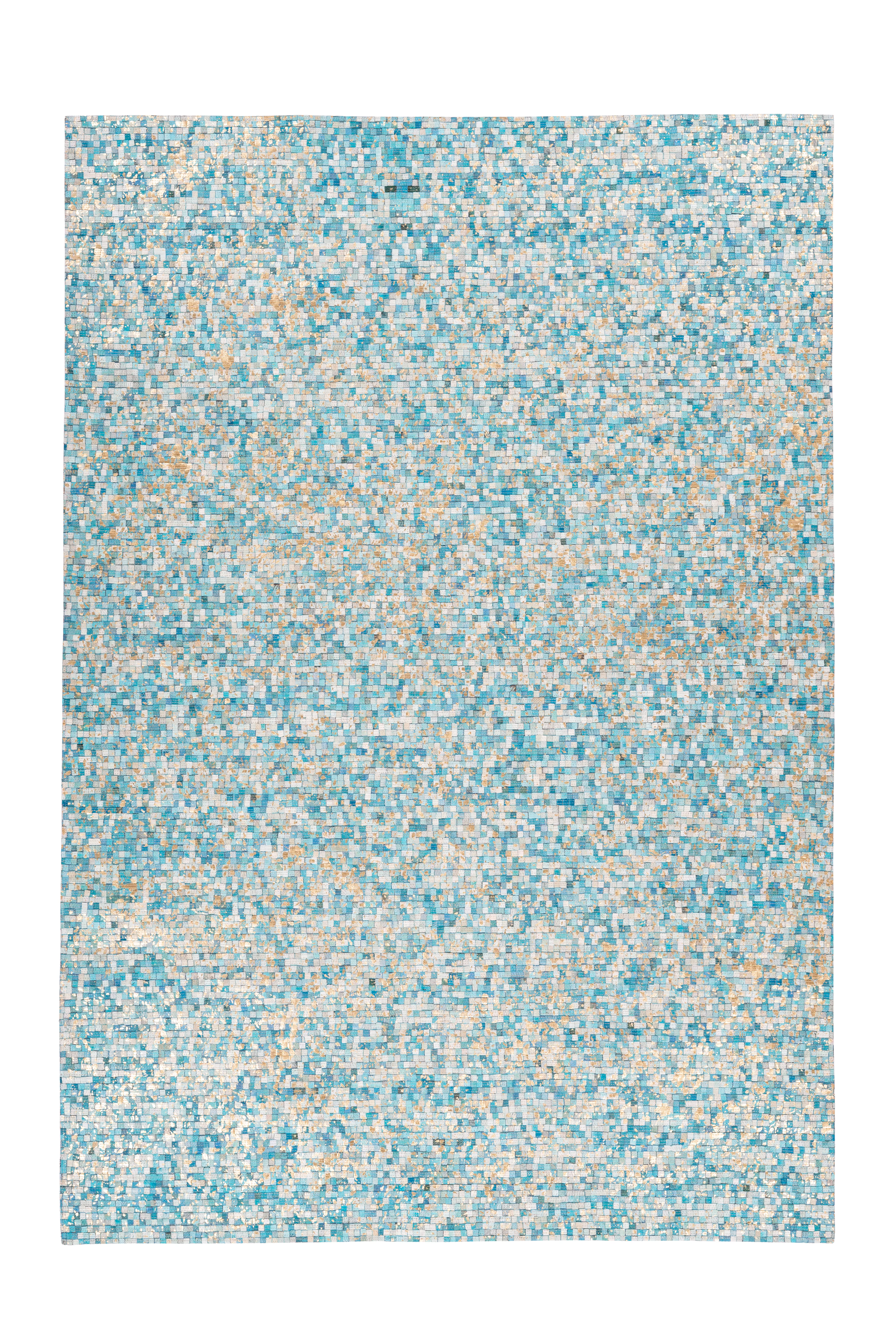Arte Espina Teppich »Finish 100«, natürlicher Lederteppich,mit glänzender M günstig online kaufen