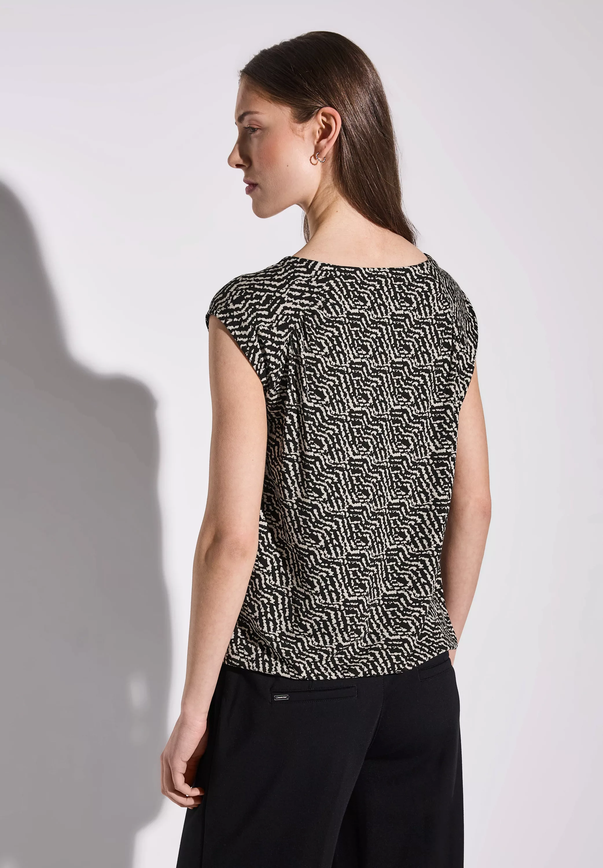 STREET ONE Print-Shirt, aus strecthigem Viskosematerial günstig online kaufen