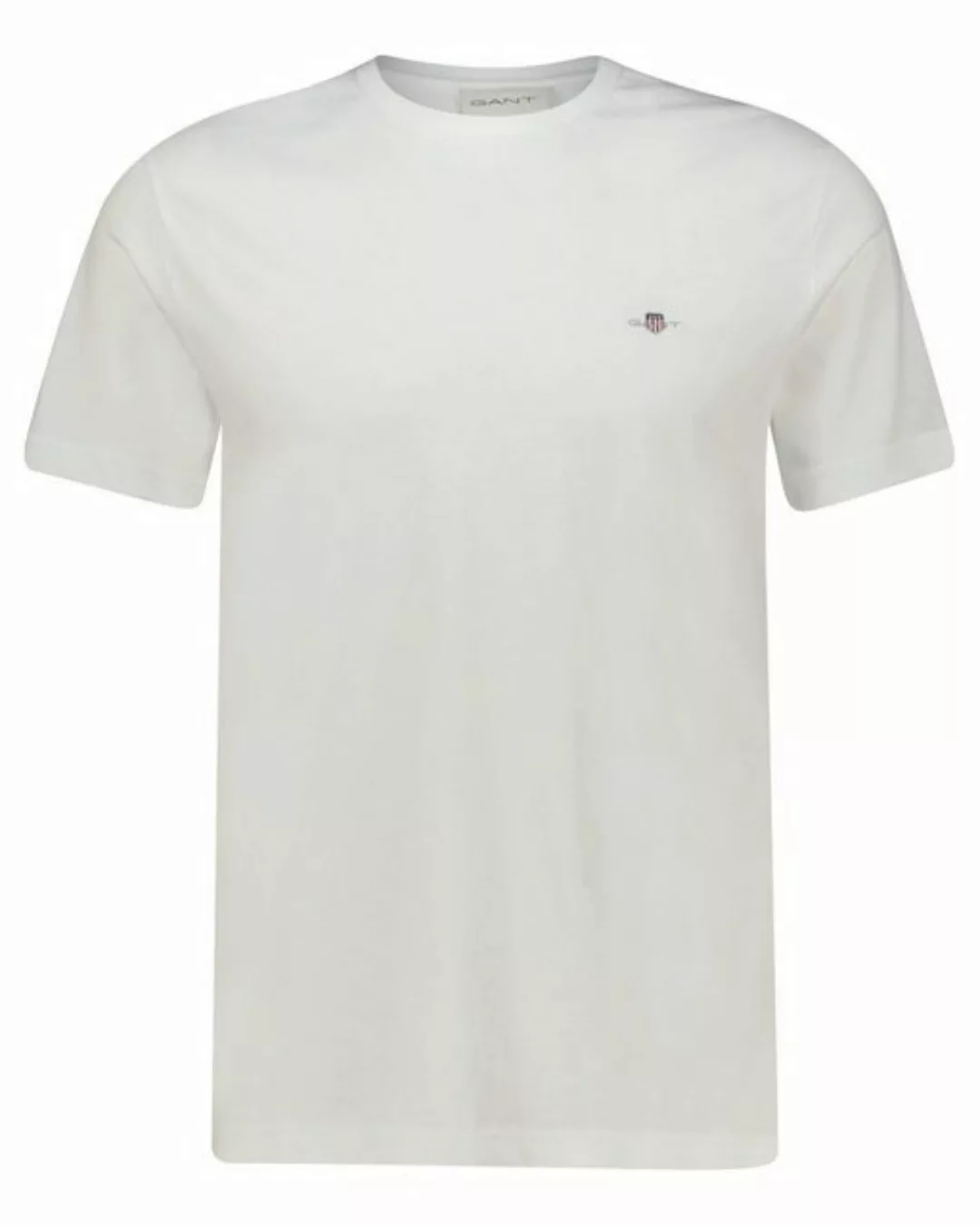 Gant T-Shirt "SLIM SHIELD SS T-SHIRT", mit Logostickerei auf der Brust günstig online kaufen