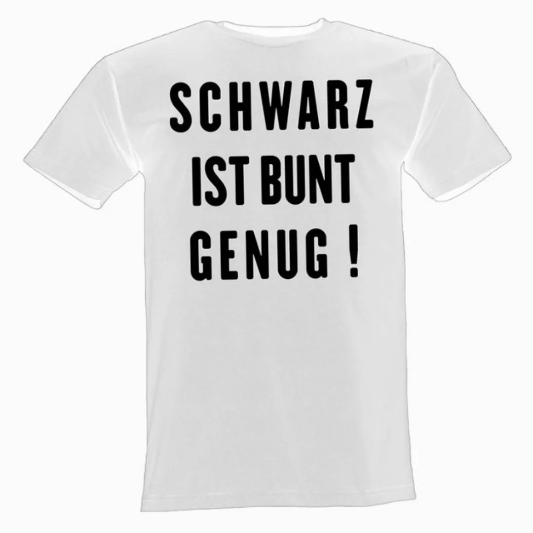 Lustige & Witzige T-Shirts T-Shirt T-Shirt Schwarz ist bunt genug Fun-Shirt günstig online kaufen