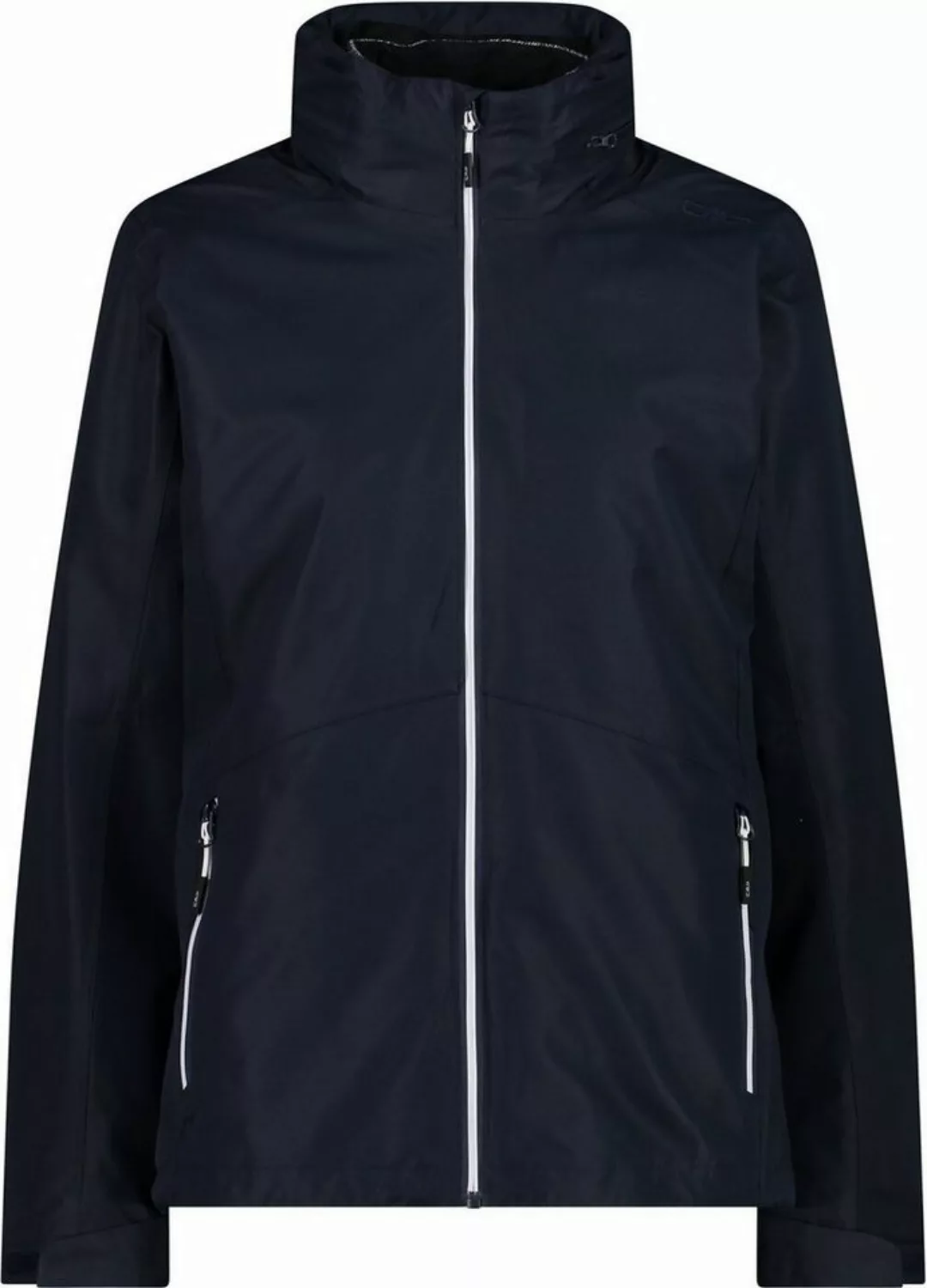 CMP Funktionsjacke WOMAN JACKET ZIP HOOD DETACHBLE INN.JACKET BLACK BLUE günstig online kaufen