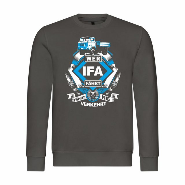 deinshirt Rundhalspullover Herren Sweatshirt Wer IFA fährt fährt nie verkeh günstig online kaufen