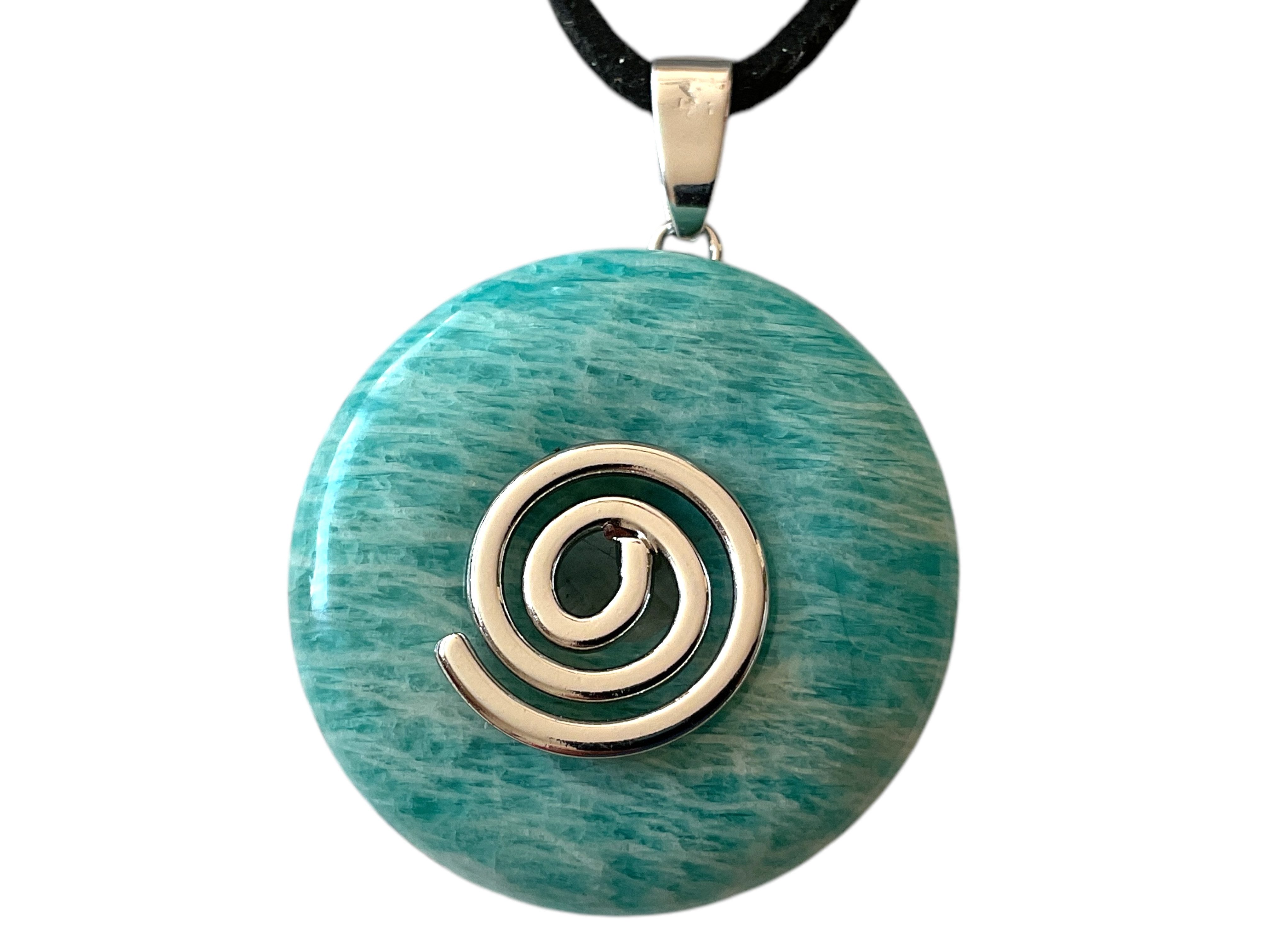 Steinfixx® Lange Kette echter Edelsteindonut 30 günstig online kaufen