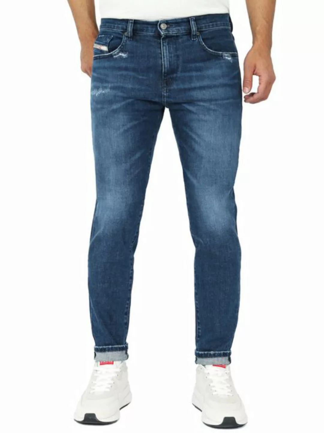 Diesel Slim-fit-Jeans Stretch Hose - 2019 D-Strukt 09F55 - Länge:32 günstig online kaufen