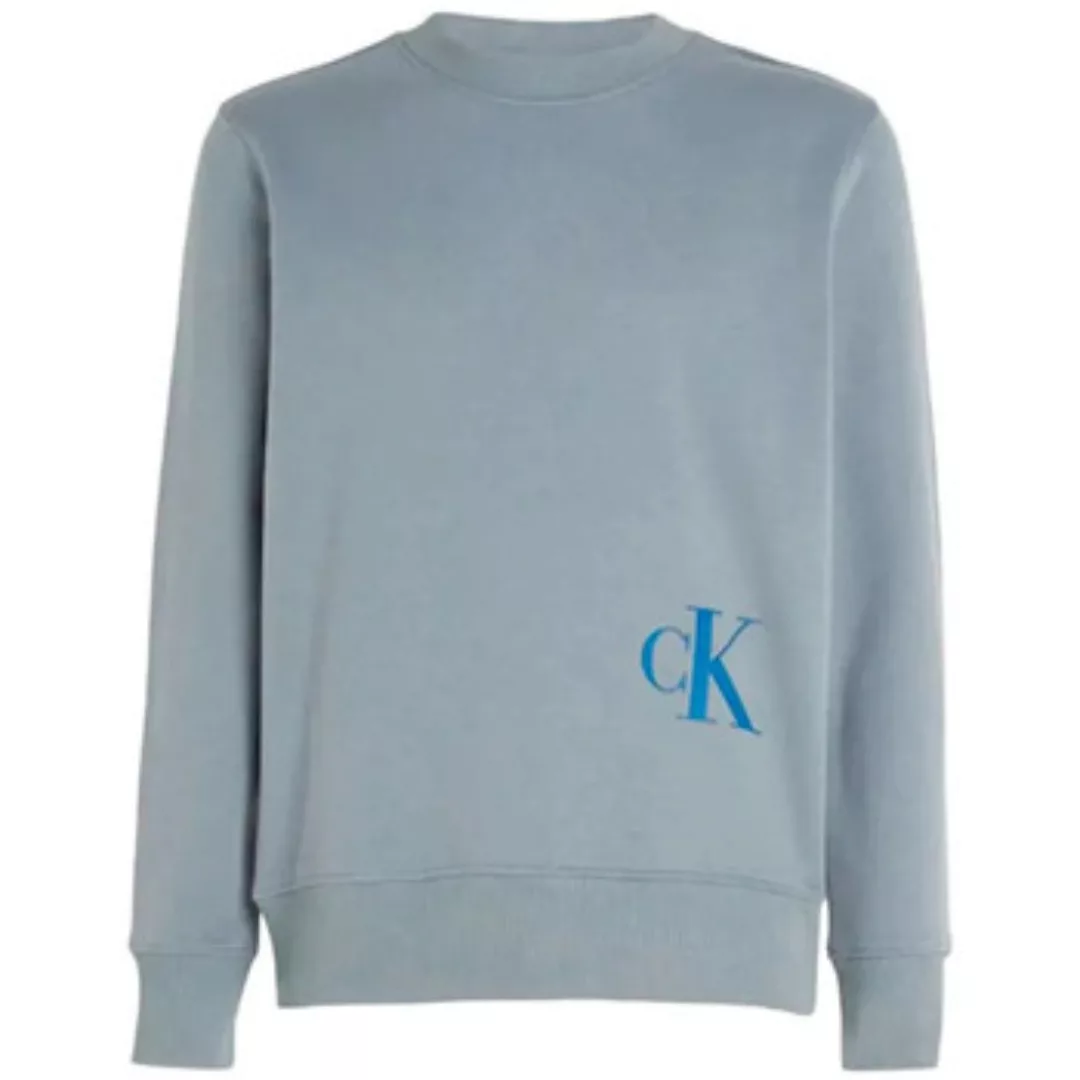 Calvin Klein Jeans  Sweatshirt Sweat blue logo günstig online kaufen