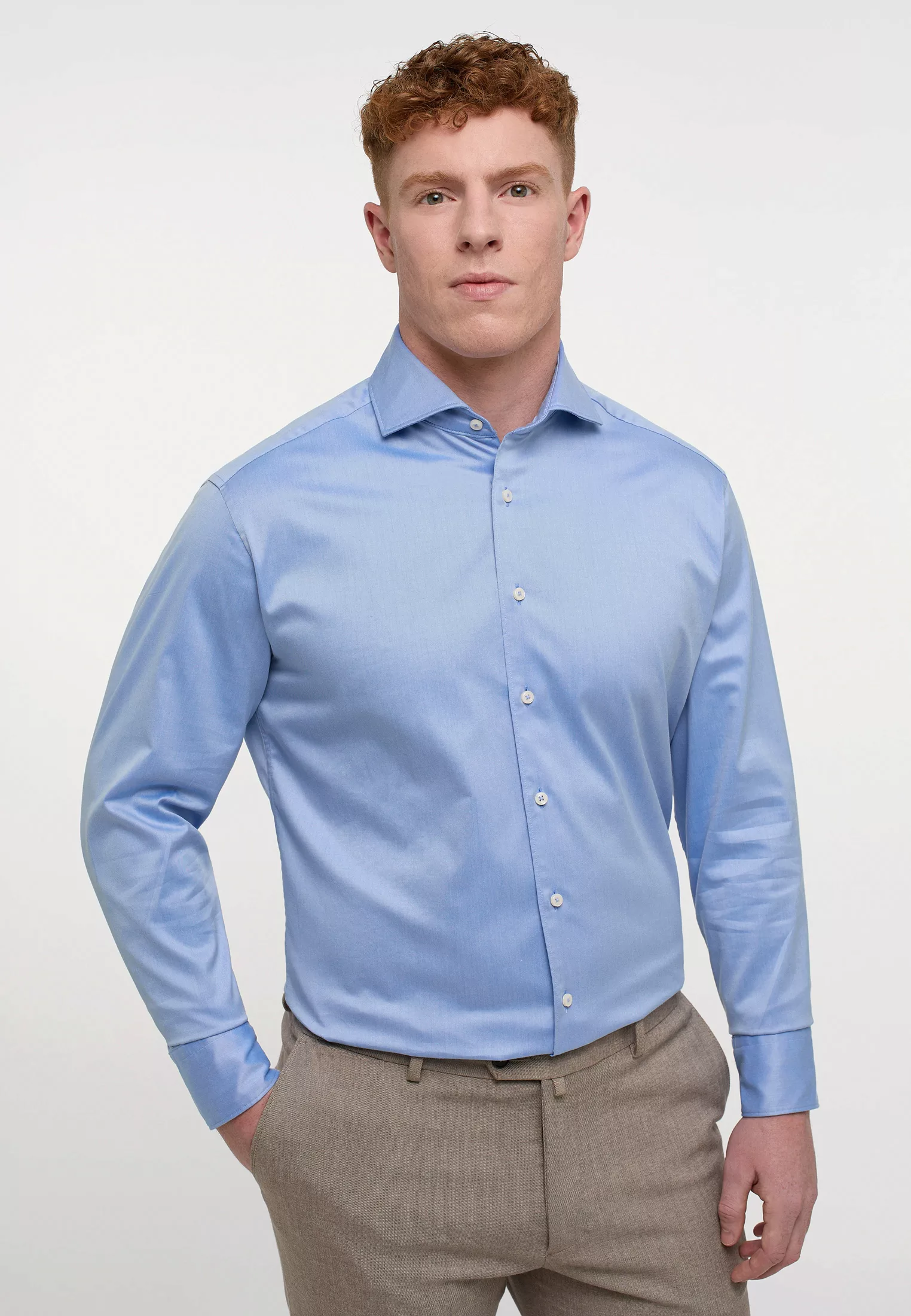 Eterna Langarmhemd "MODERN FIT", EASY IRON (bügelleicht) günstig online kaufen