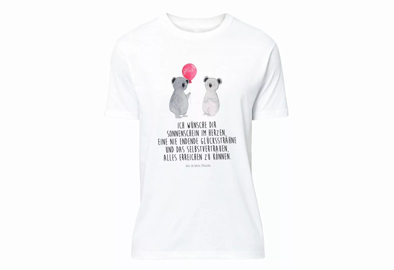 Mr. & Mrs. Panda T-Shirt Koala Luftballon - Weiß - Geschenk, Tshirt, Geburs günstig online kaufen