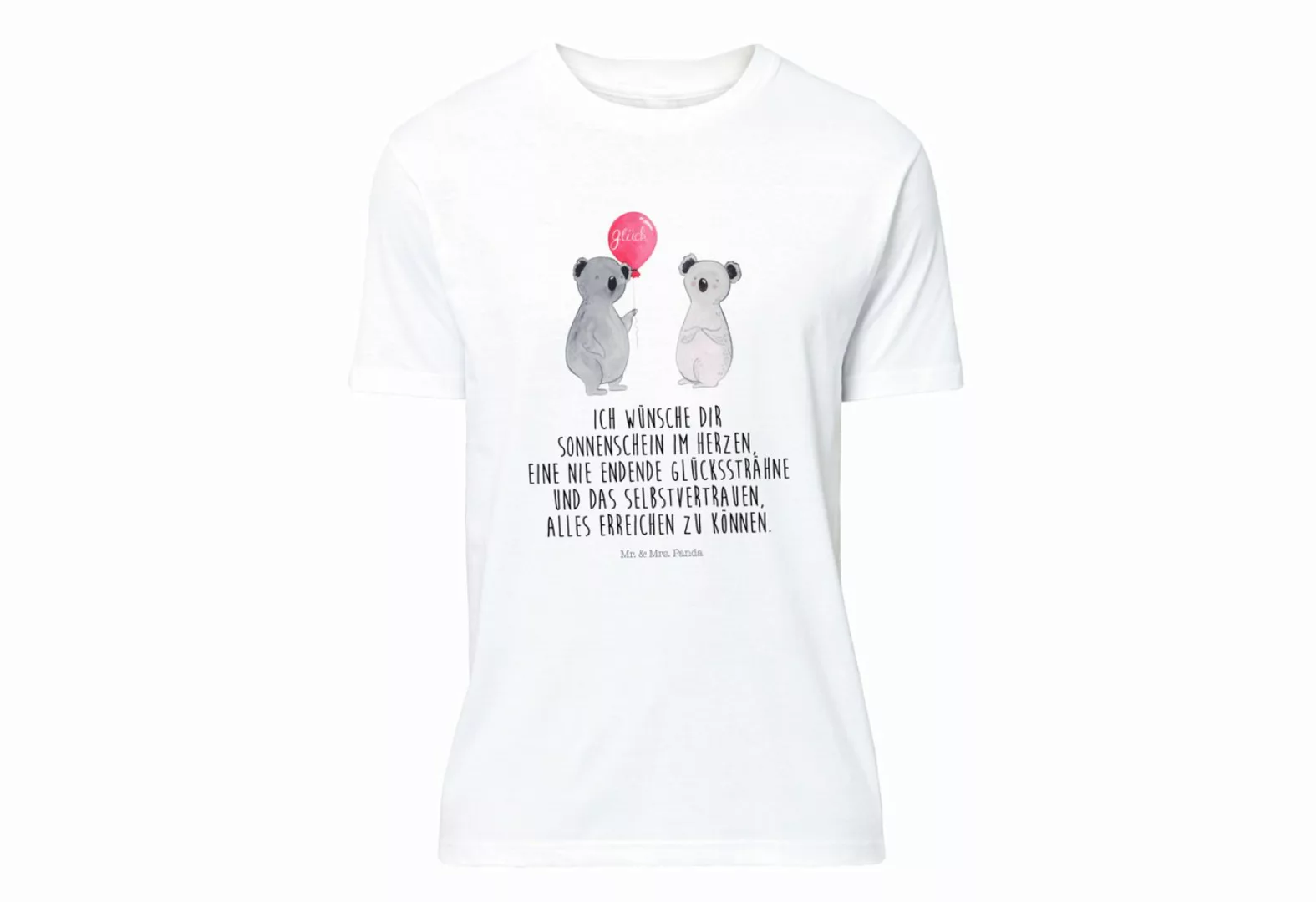 Mr. & Mrs. Panda T-Shirt Koala Luftballon - Weiß - Geschenk, Geburtstag, Ts günstig online kaufen