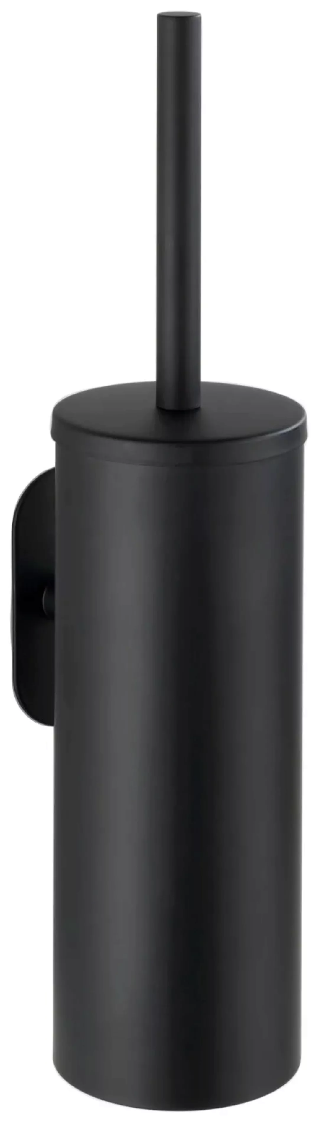 WENKO Turbo-Loc® Edelstahl WC-Garnitur Orea Black Matt geschlossen, WC-Bürs günstig online kaufen