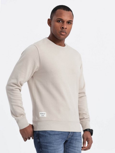 OMBRE Sweatshirt Herren BasicSweatshirt mit Rundhalsausschnitt günstig online kaufen