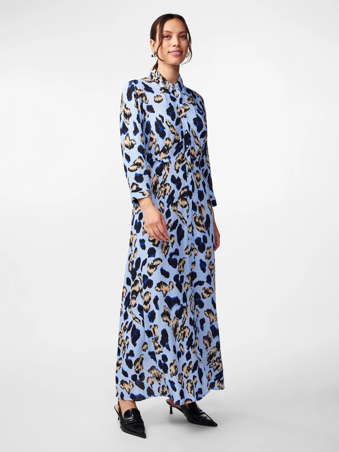 Y.A.S Hemdblusenkleid "YASSAVANNA LONG SHIRT DRESS", Sommerkleid, mit 3/4 Ä günstig online kaufen