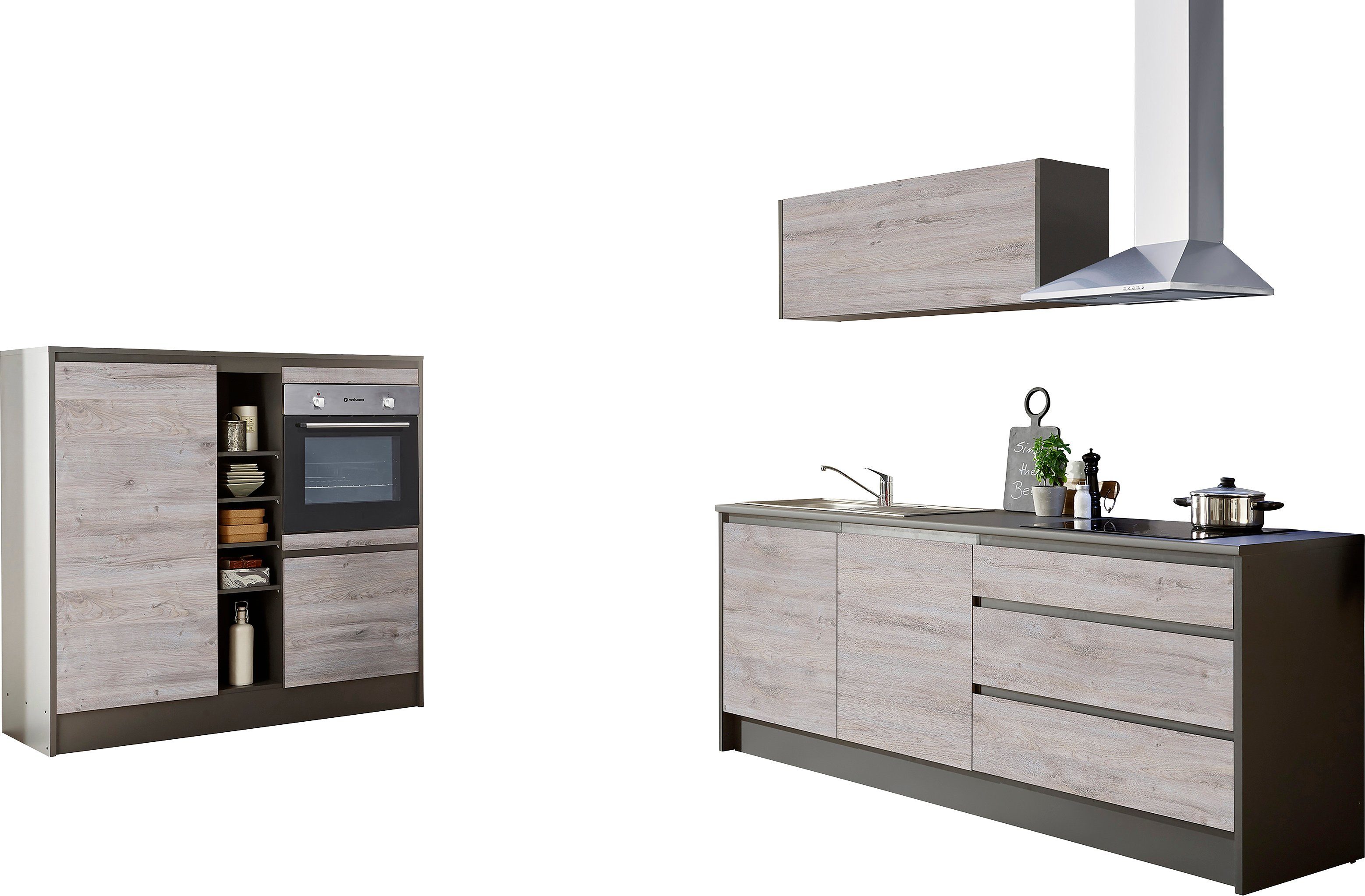 BASIC by Balculina Küchenzeile Less, (Set), günstig online kaufen