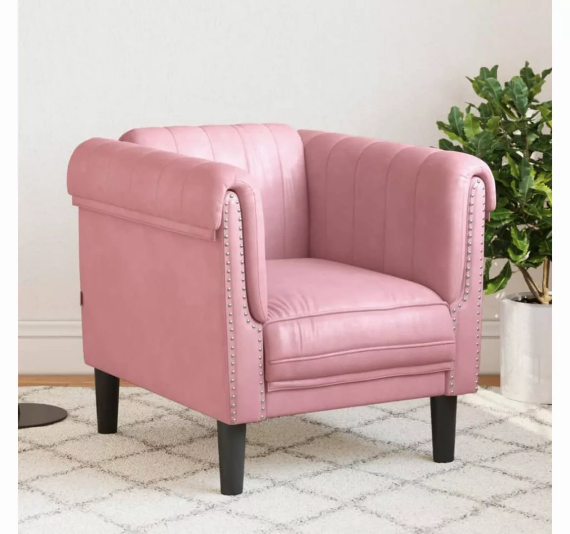 vidaXL Sofa Sessel Rosa Samt günstig online kaufen