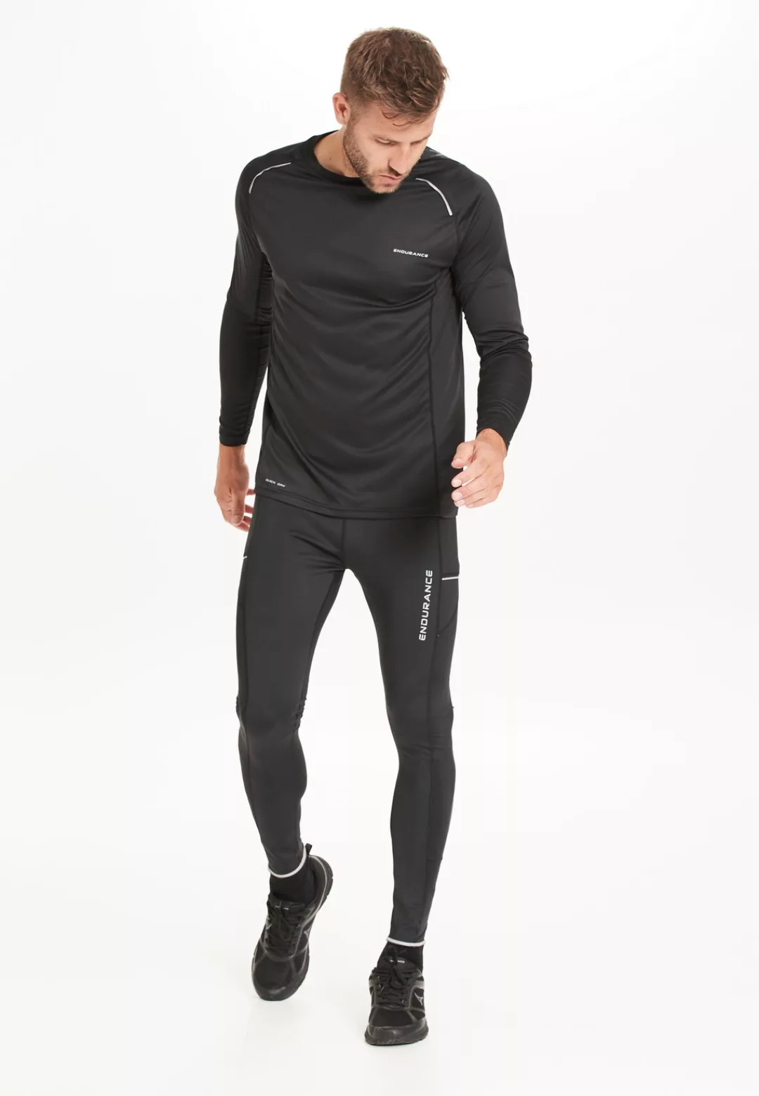 ENDURANCE Lauftights "Energy", mit winddichter Vorderseite günstig online kaufen