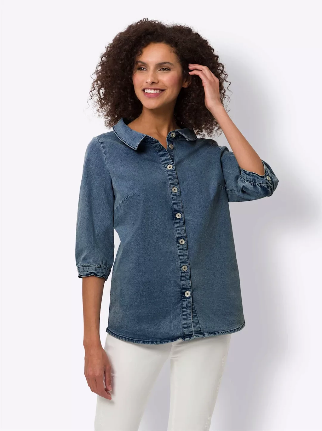 heine Jeansbluse günstig online kaufen