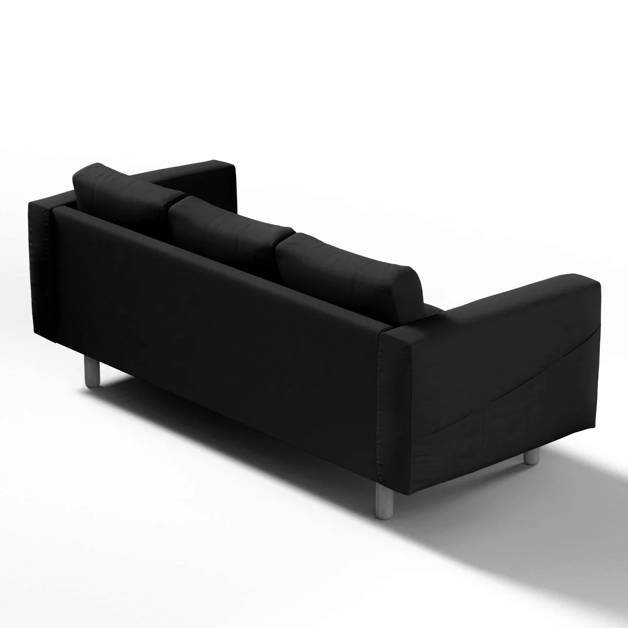 Bezug für Norsborg 3-Sitzer Sofa, anthrazit, Norsborg 3-Sitzer Sofabezug, C günstig online kaufen