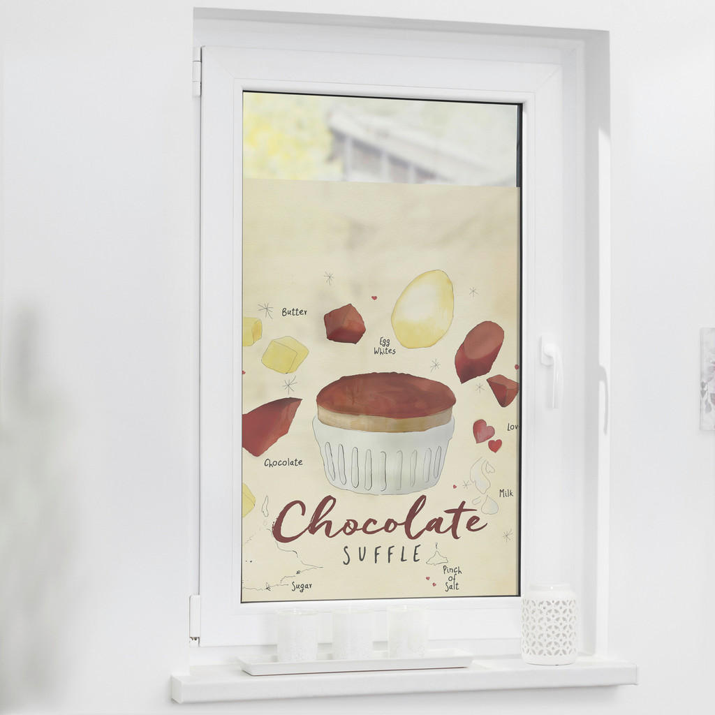 LICHTBLICK Fensterfolie Chocolate  Chocolate beige braun B/L: ca. 100x130 c günstig online kaufen