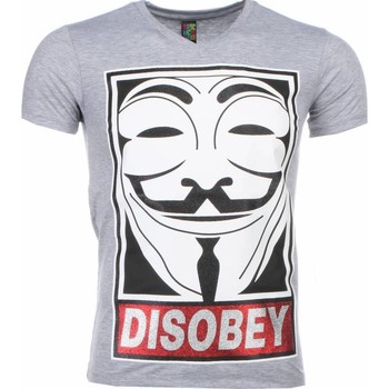Local Fanatic  T-Shirt TShirt Anonymous Disobey Print günstig online kaufen