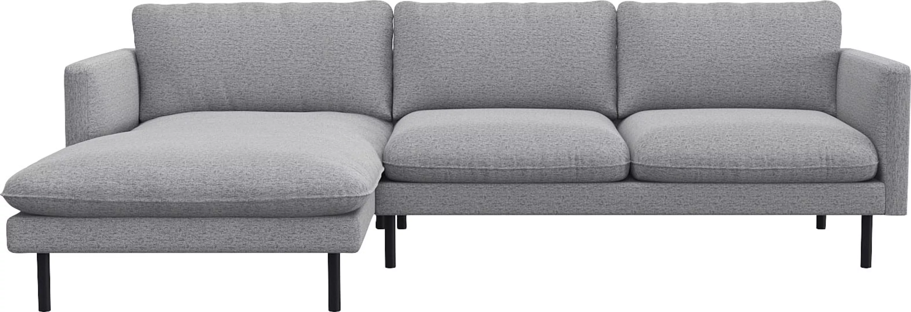 FLEXLUX Ecksofa »Bolzano, elegant und bequem, L-Form«, Sitzaufbau mit Kalts günstig online kaufen