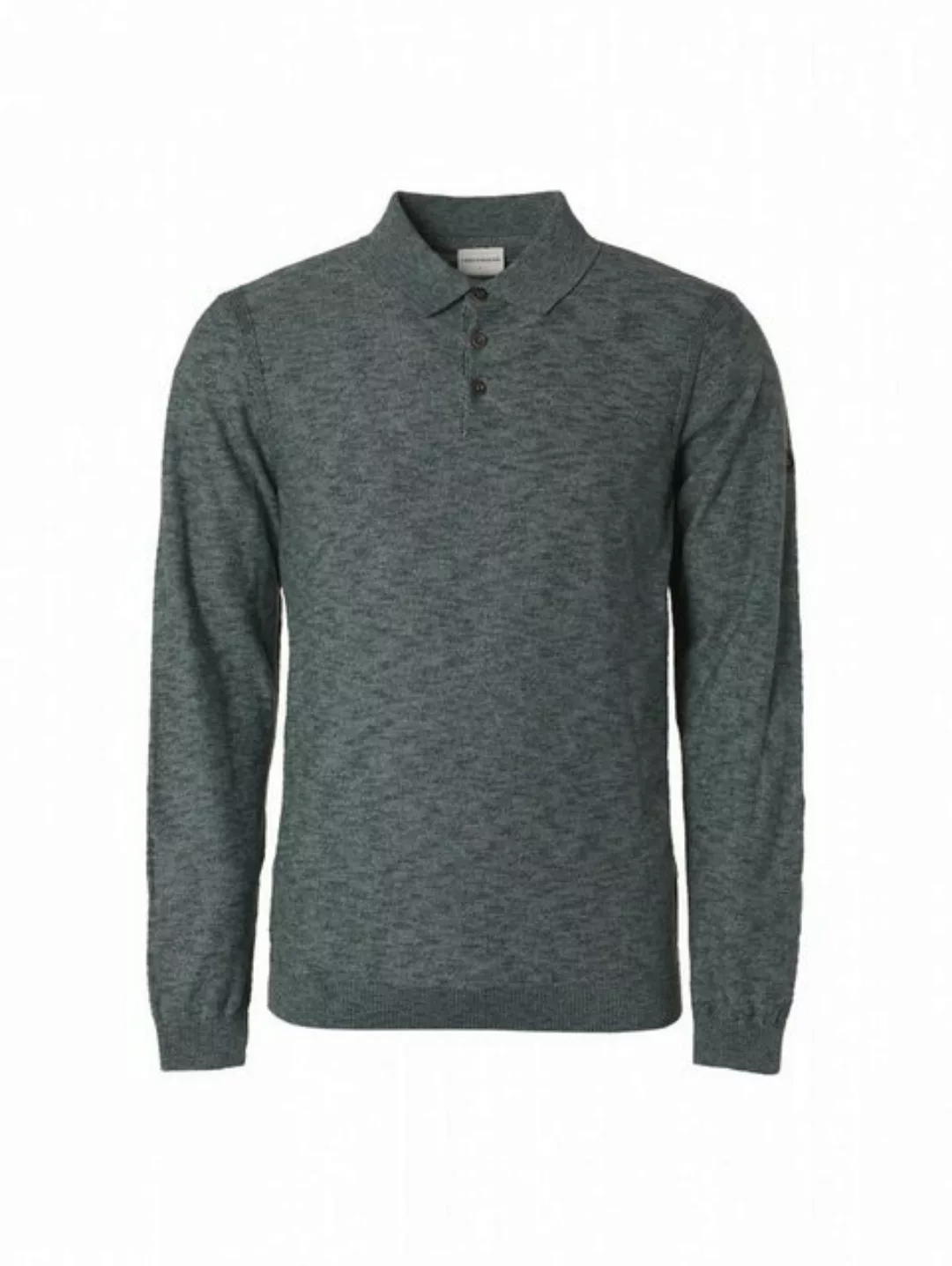 NO EXCESS Strickpullover Pullover Polo Melange günstig online kaufen