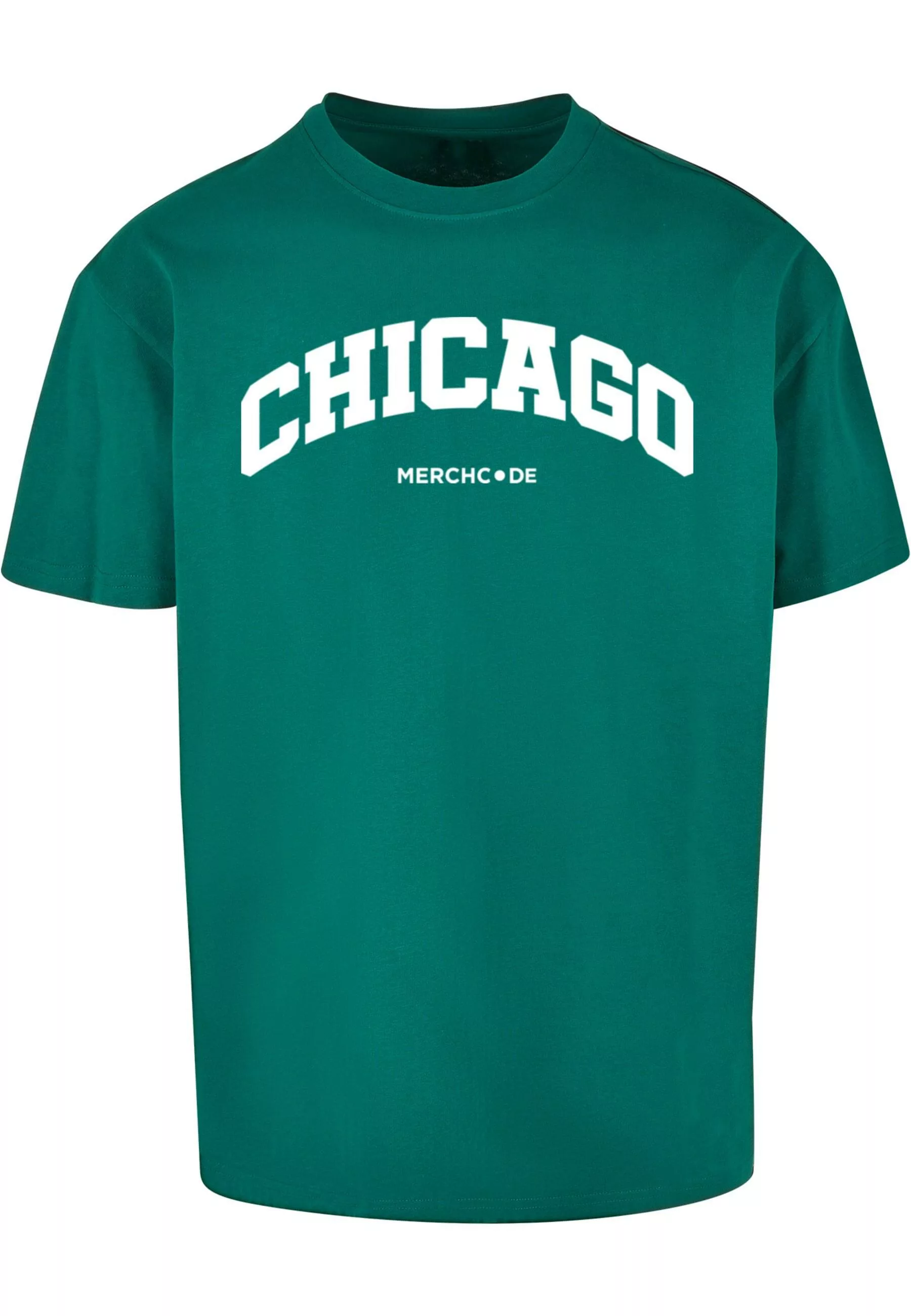 Merchcode T-Shirt "Merchcode Herren Chicago Wording - Heavy Oversize Tee", günstig online kaufen