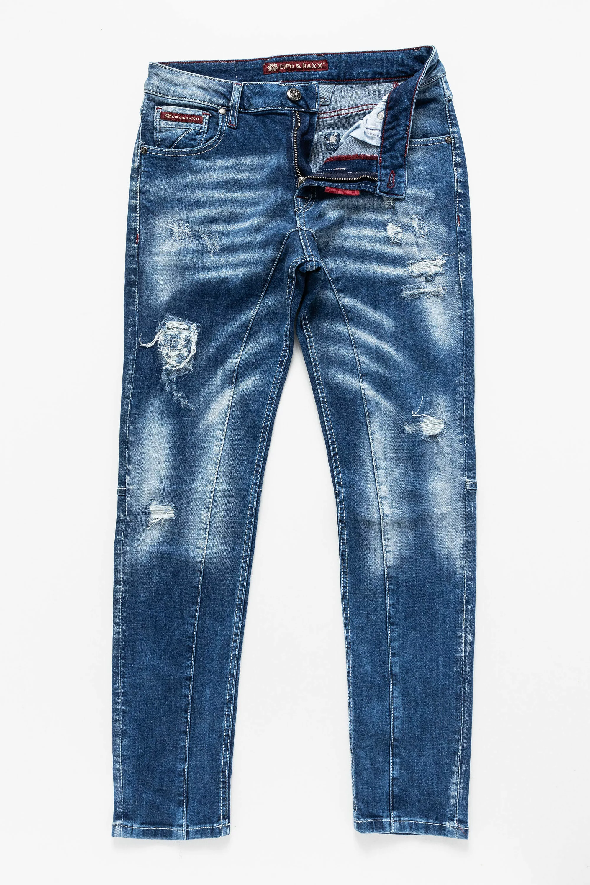 Cipo & Baxx 5-Pocket-Jeans "Hose", mit modischen Applikationen günstig online kaufen