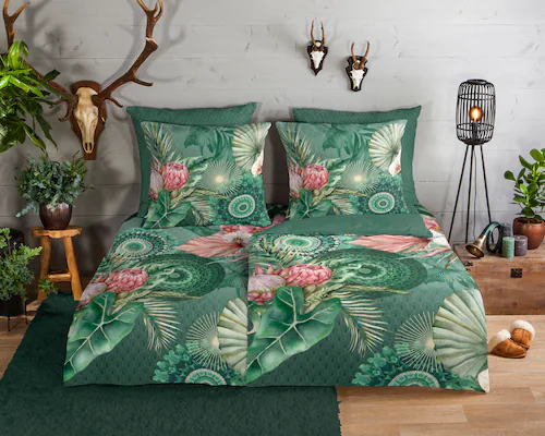 hip Wendebettwäsche »Egor«, Biber, 135x200, Warm, Weich, Wendeoptik, Reißve günstig online kaufen
