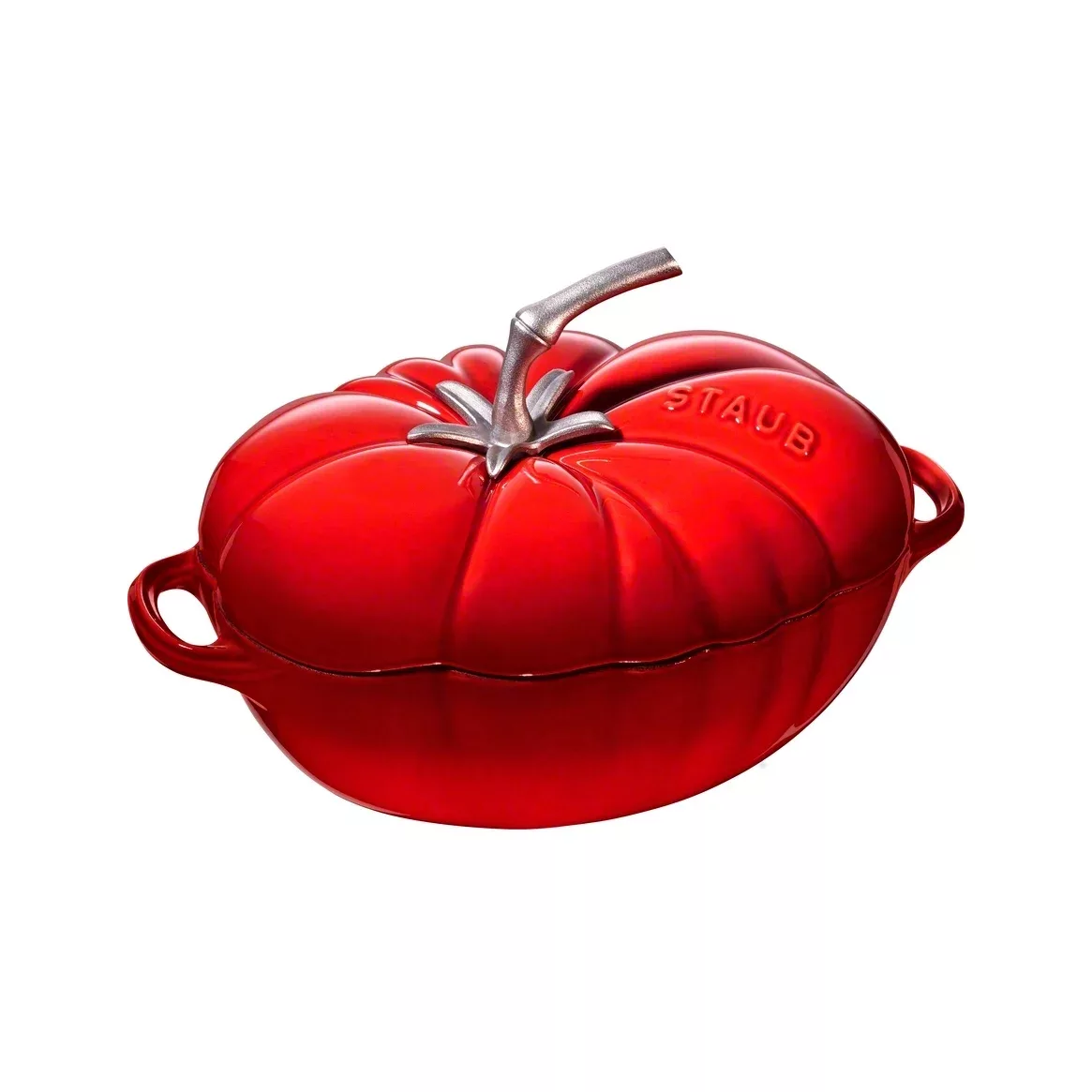 Staub Cocotte Tomate Bräter Oval Gusseisen Kirschrot 25cm günstig online kaufen