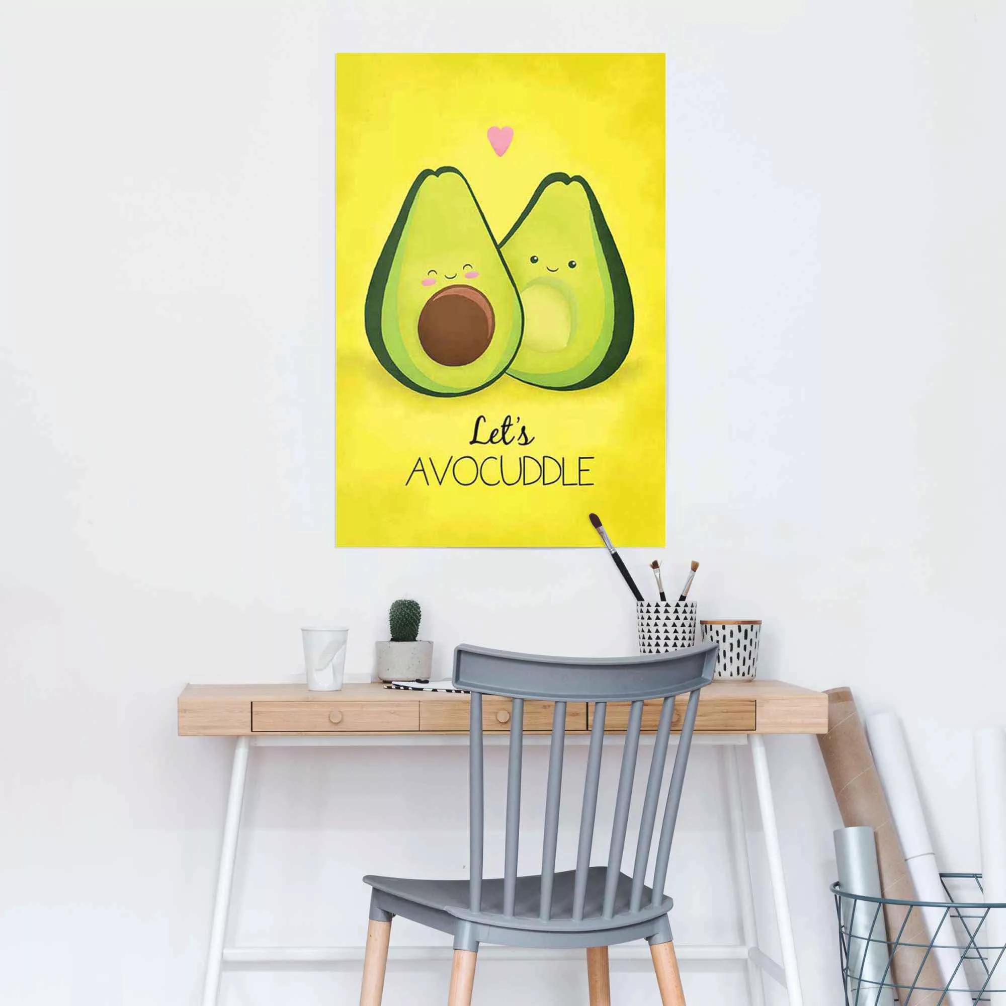 Reinders Poster "Avocado let´s avocuddle", (1 St.) günstig online kaufen