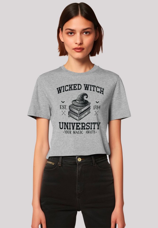 F4NT4STIC T-Shirt Halloween University Wicked witch Premium Qualität, Hallo günstig online kaufen