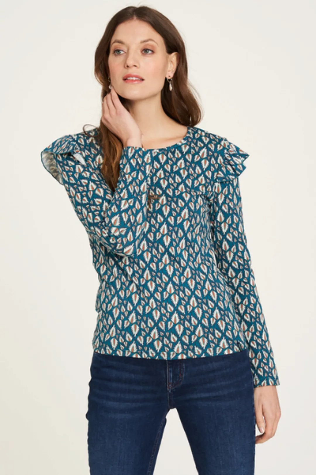 Jersey Shirt Aus Bio-baumwolle Mit Print In Verschiedenen Farben günstig online kaufen