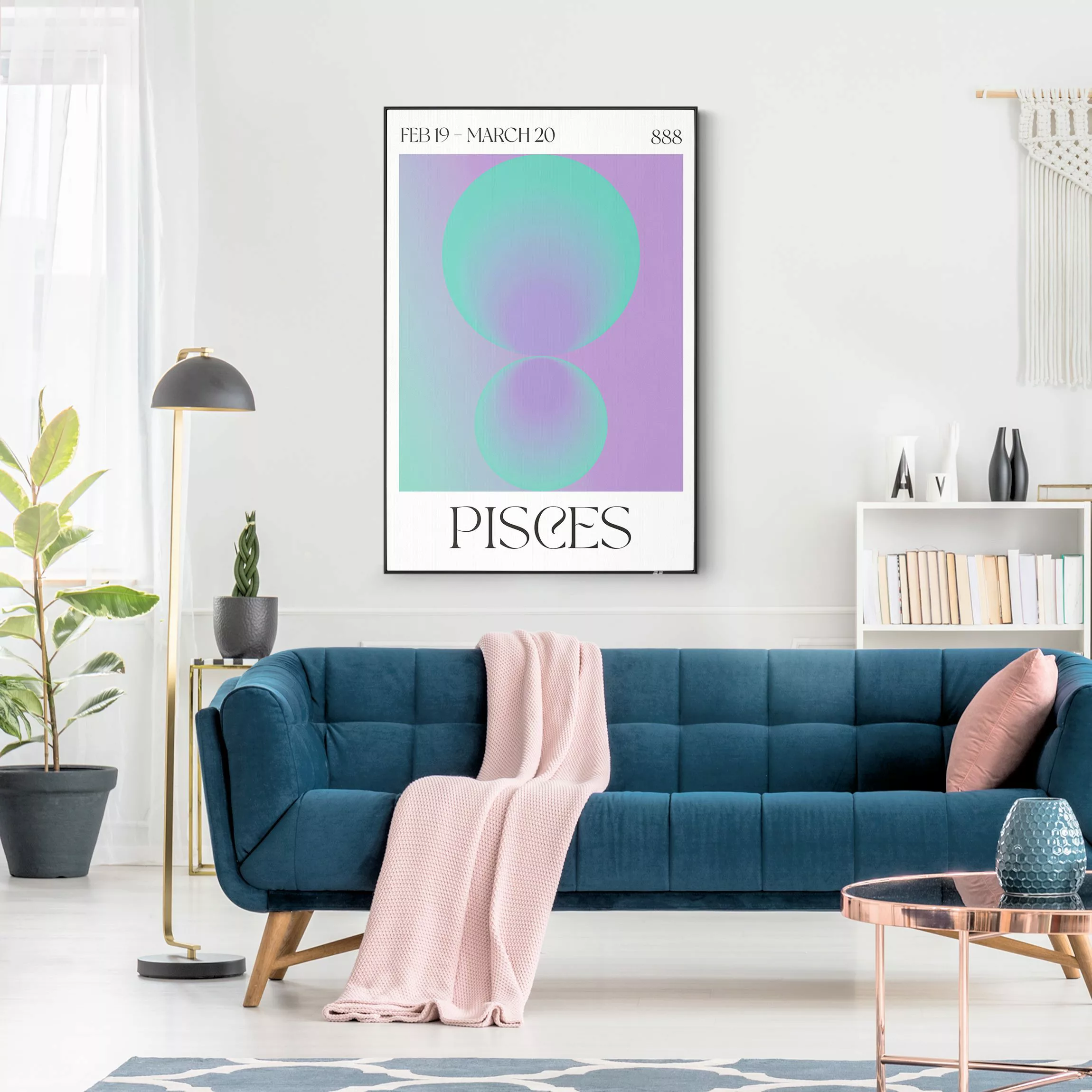 Wechselbild Fische - Neon Poster günstig online kaufen