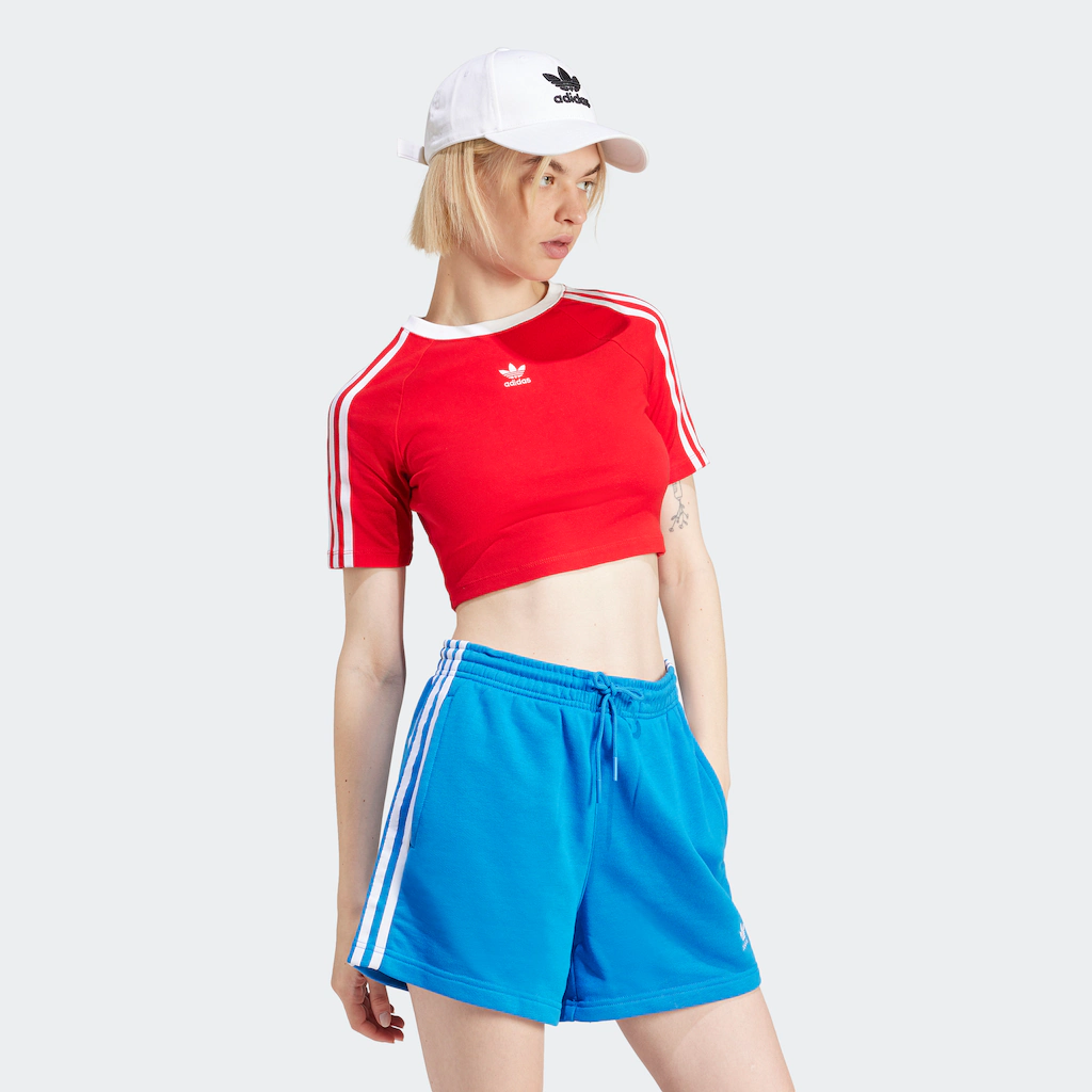 adidas Originals T-Shirt "3 S BABY TEE", Cropped drei Streifen Shirt günstig online kaufen