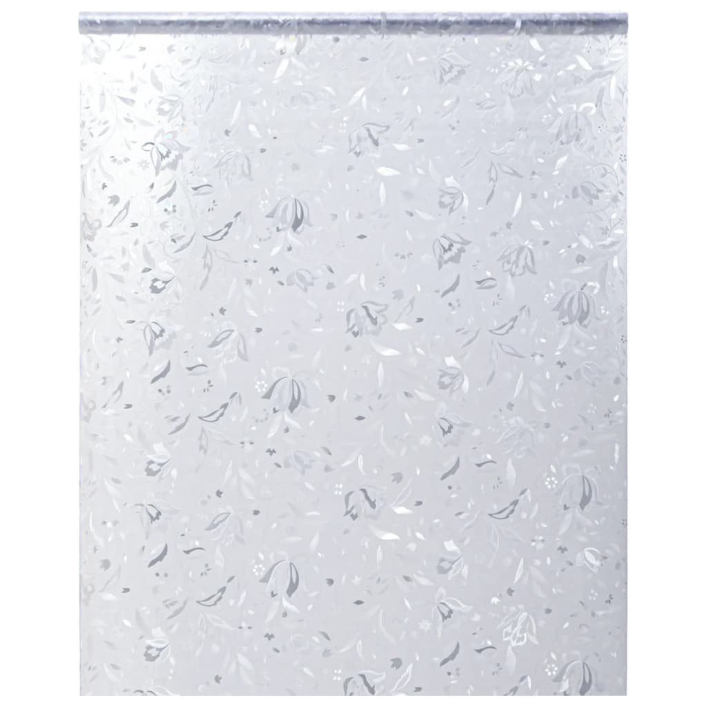 vidaXL Fensterfolie Fensterfolie Matt Blumenmuster 90x500 günstig online kaufen