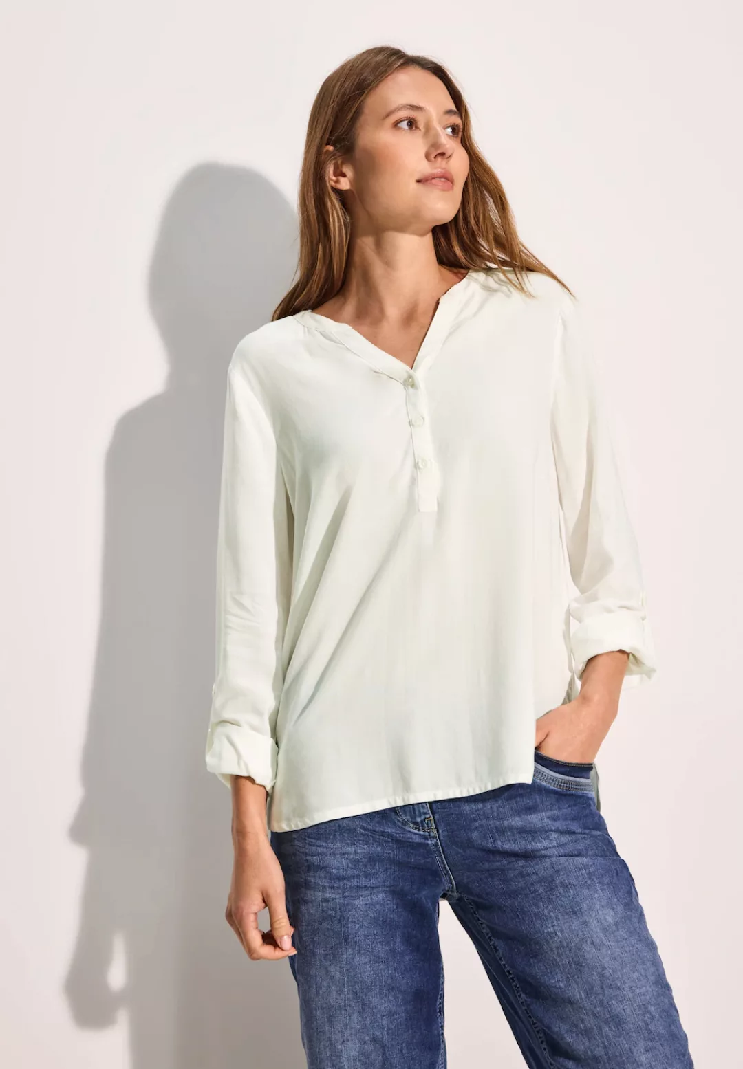 Cecil Shirtbluse - Damen Bluse mit Turn-Up - Bluse günstig online kaufen