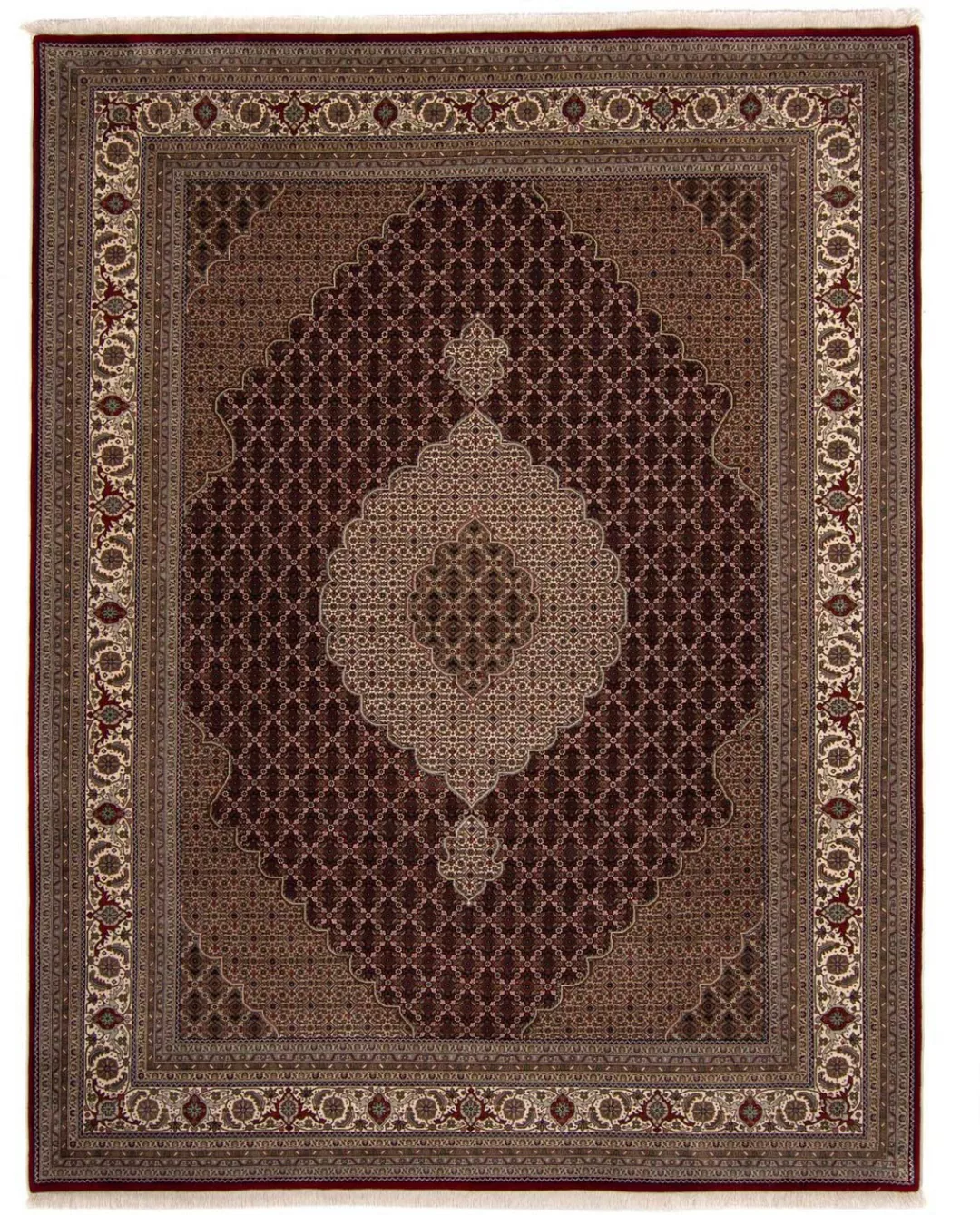 morgenland Wollteppich »Bidjar - Takab Medaillon Marrone 339 x 253 cm«, rec günstig online kaufen