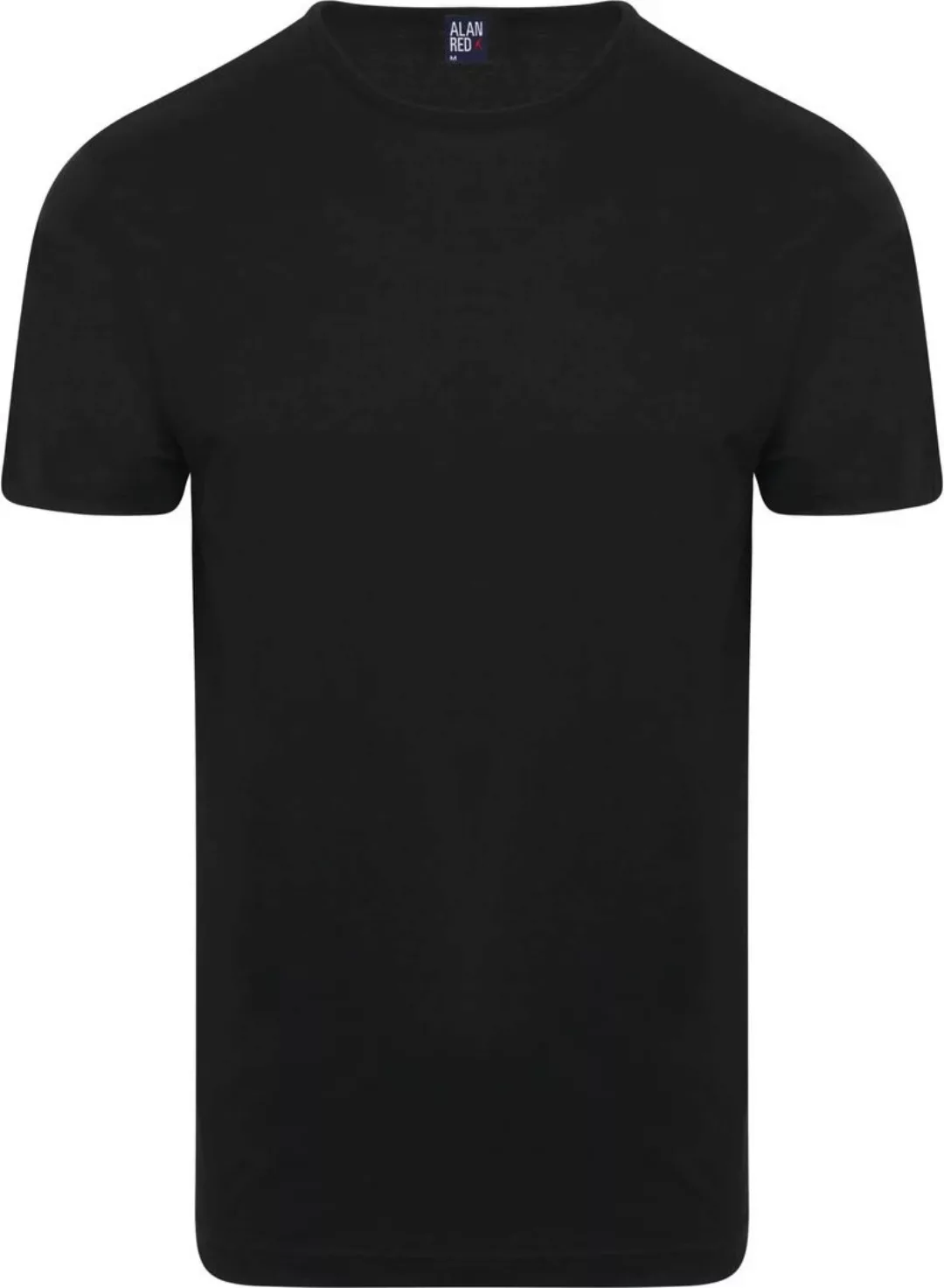 Alan Red Derby O-Ausschnitt T-Shirt Black (2er-Pack) - Größe XXL günstig online kaufen